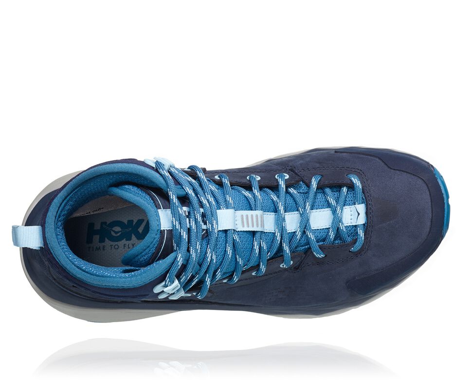 Hoka One One Kaha GORE-TEX Vandringskängor Dam Svarta Blå | 48XMZPSLY