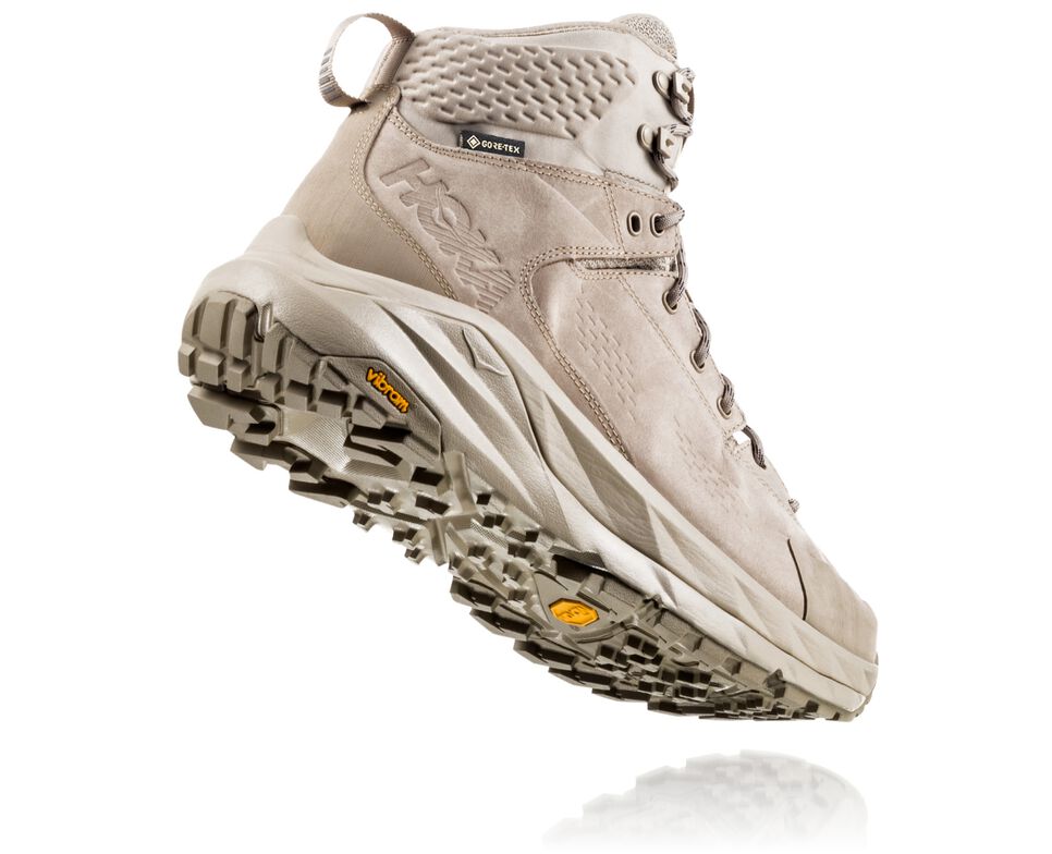 Hoka One One Kaha GORE-TEX Vandringskängor Herr Dune / Oxford Tan | 62DYFBJQE