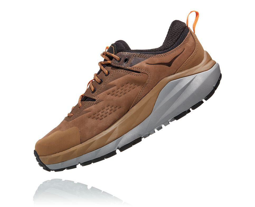 Hoka One One Kaha Low GORE-TEX Vandringskängor Herr Orange | 18WGTPHOB