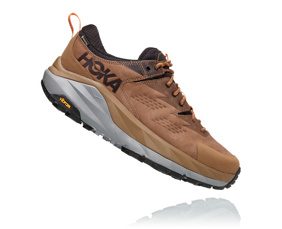 Hoka One One Kaha Low GORE-TEX Vandringskängor Herr Orange | 18WGTPHOB