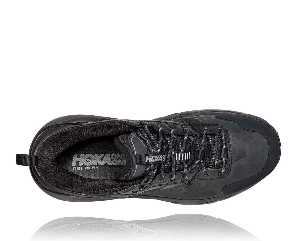 Hoka One One Kaha Low GORE-TEX Vandringskängor Herr Svarta | 70MJBXSIU