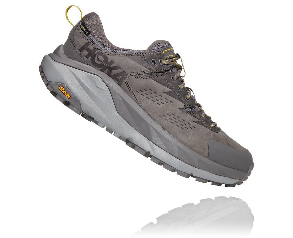 Hoka One One Kaha Low GORE-TEX Vandringskängor Herr Gröna | 89EBQYNSJ