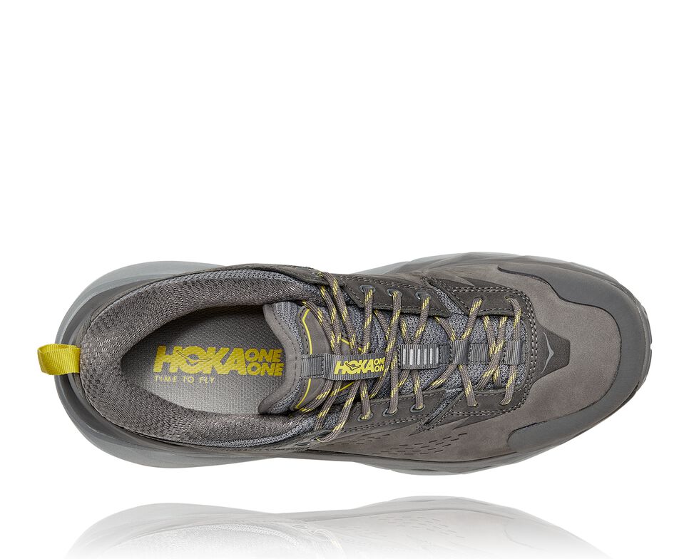 Hoka One One Kaha Low GORE-TEX Vandringskängor Herr Gröna | 89EBQYNSJ