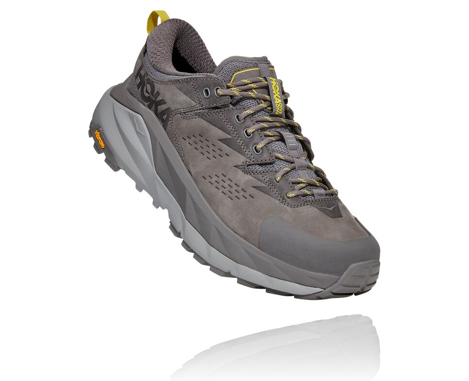 Hoka One One Kaha Low GORE-TEX Vandringskängor Herr Gröna | 89EBQYNSJ