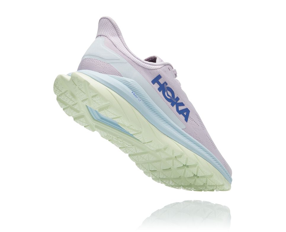 Hoka One One Mach 4 Stabila Löparskor Dam Orchid Hush / Iris Bloom | 23FIEAQUM