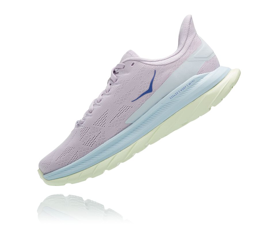 Hoka One One Mach 4 Stabila Löparskor Dam Orchid Hush / Iris Bloom | 23FIEAQUM