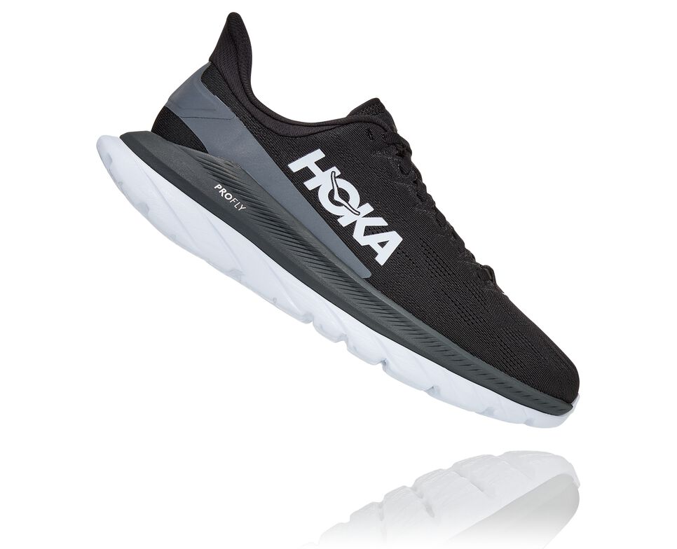 Hoka One One Mach 4 Stabila Löparskor Herr Svarta Mörk | 93WDNSZQM