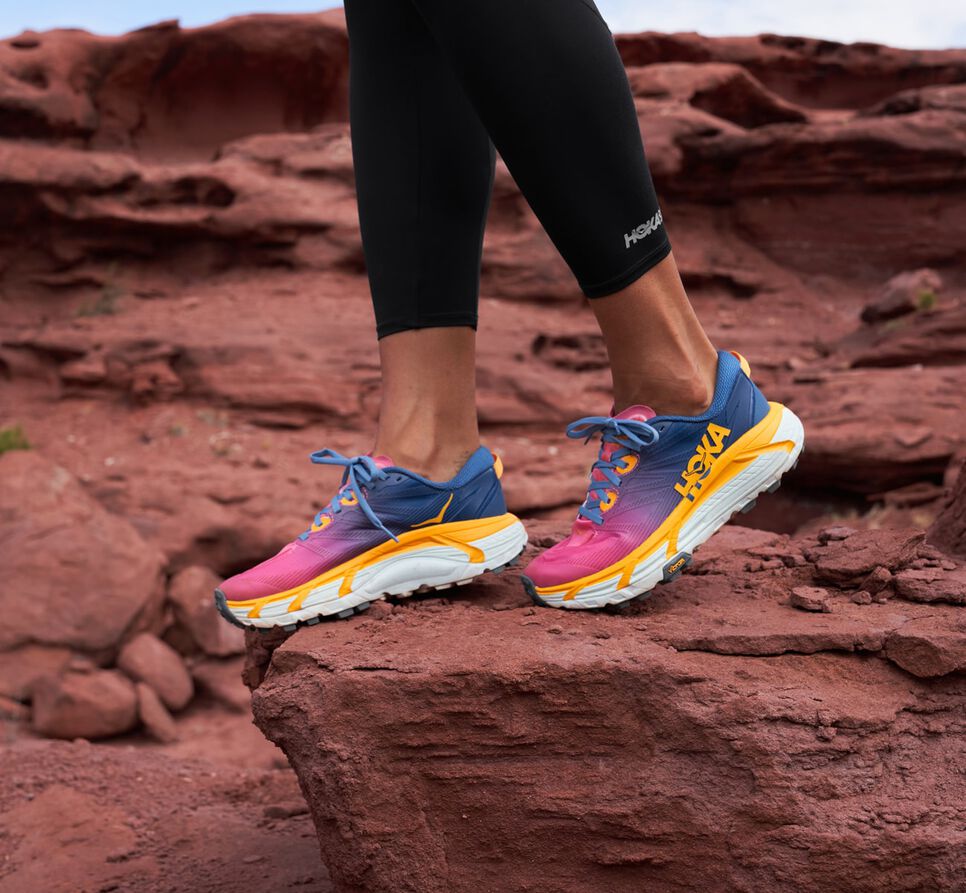 Hoka One One Mafate Speed 3 Trail löparskor Dam Blå | 56HSOTFEN