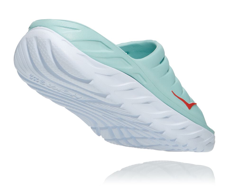 Hoka One One ORA Recovery Badtofflor Dam Blå Vita | 17SJNWAOU