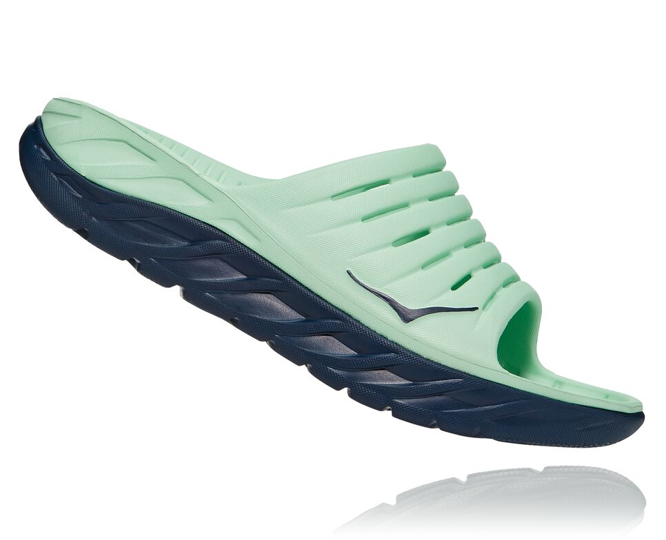 Hoka One One ORA Recovery Badtofflor Herr Gröna | 08KALDMRY