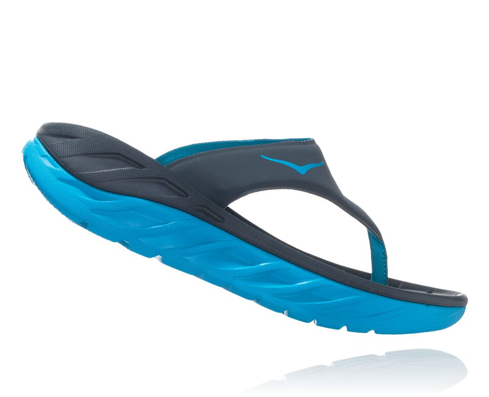 Hoka One One ORA Recovery Flip Flop Dam Blå | 02ZCJIVHL