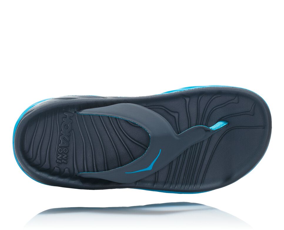 Hoka One One ORA Recovery Flip Flop Dam Blå | 02ZCJIVHL