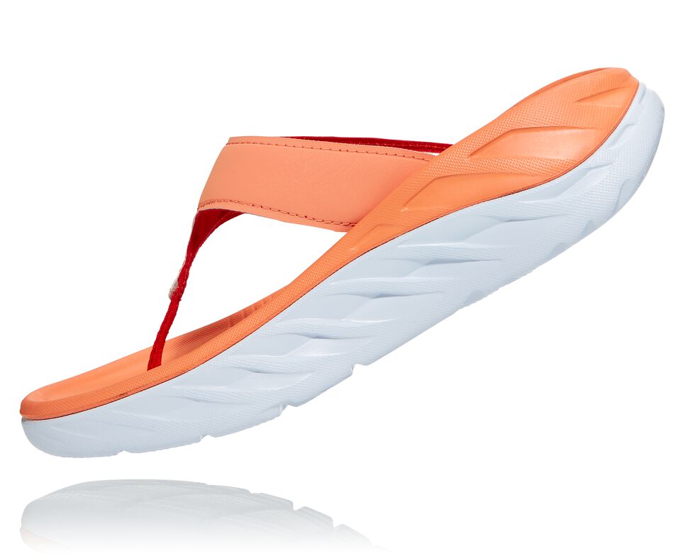 Hoka One One ORA Recovery Flip Flop Dam Cantaloupe / Fiesta | 30EKIOZJL