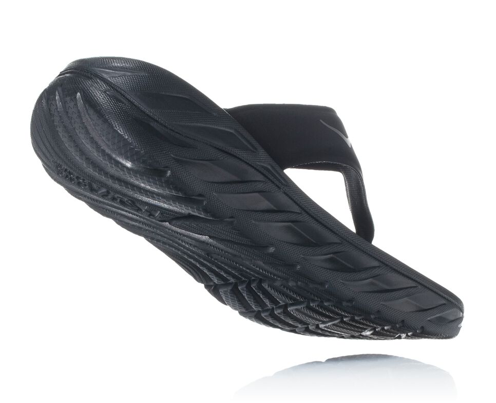 Hoka One One ORA Recovery Flip Flop Dam Svarta Mörk | 97HWXTGBD