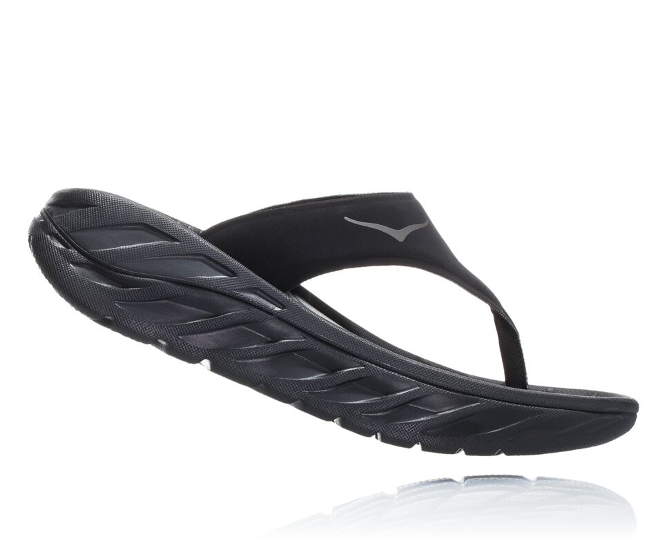 Hoka One One ORA Recovery Flip Flop Dam Svarta Mörk | 97HWXTGBD