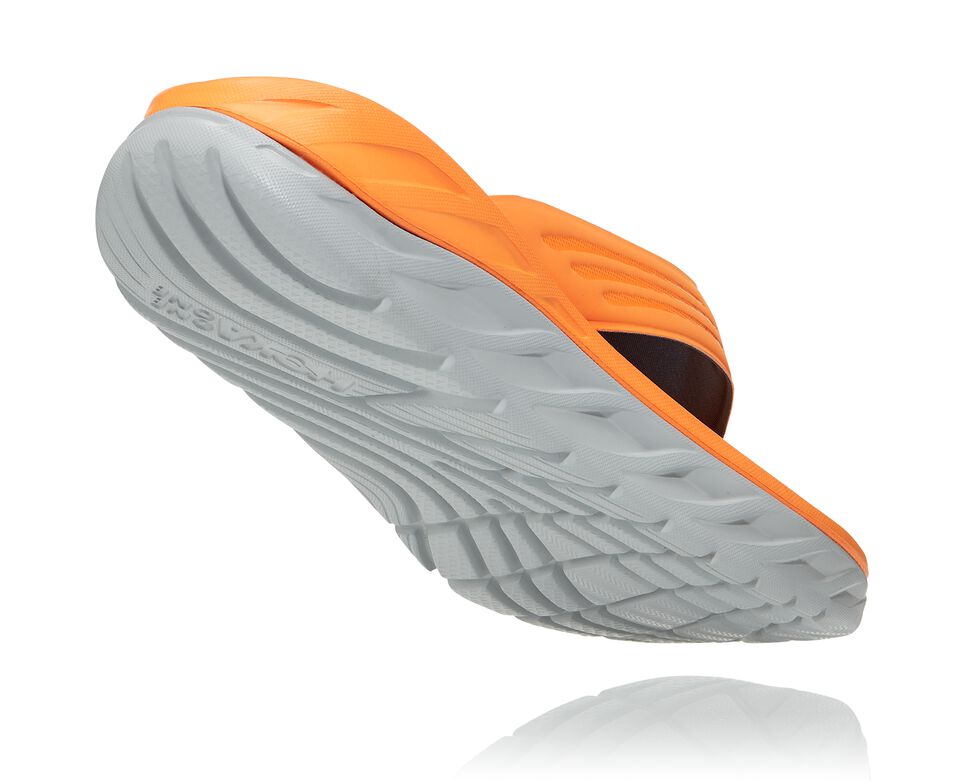 Hoka One One ORA Recovery Flip Flop Herr Orange | 58LAMHCJK