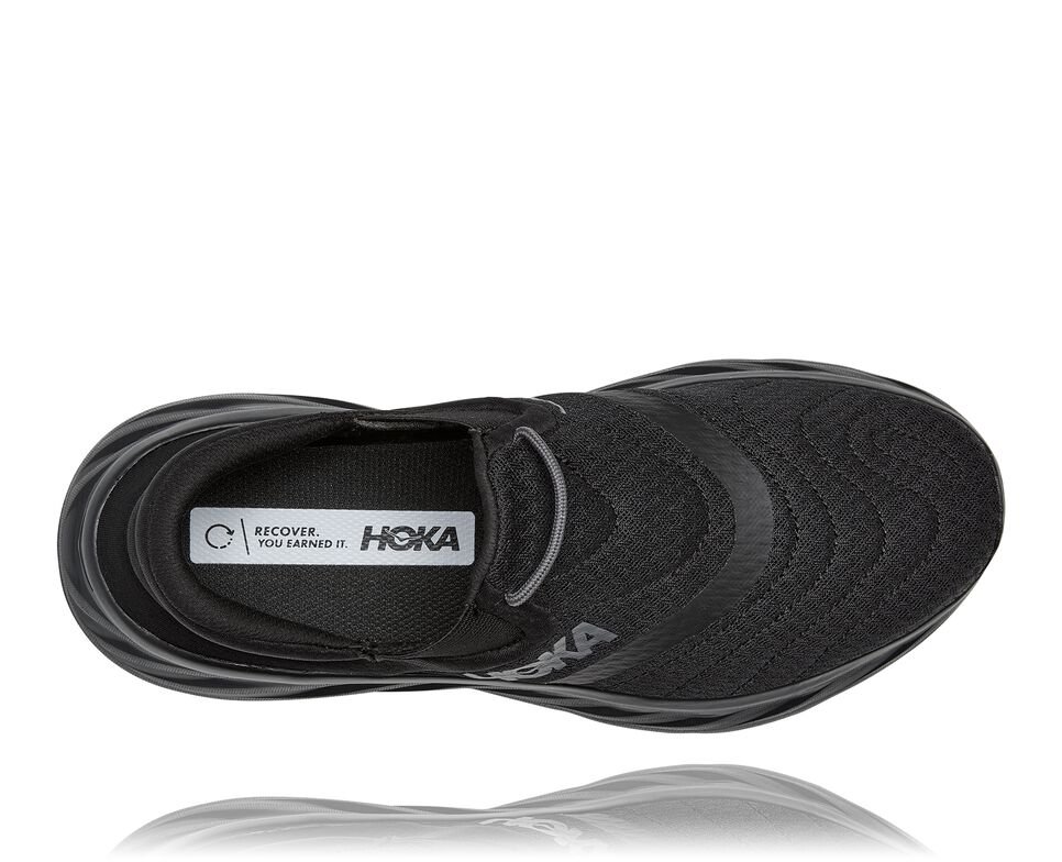 Hoka One One Ora Recovery Shoe 2 Sandaler Herr Svarta Svarta | 92VYIBHON