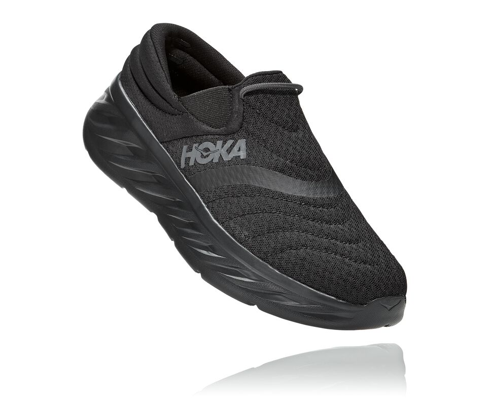 Hoka One One Ora Recovery Shoe 2 Sandaler Herr Svarta Svarta | 92VYIBHON