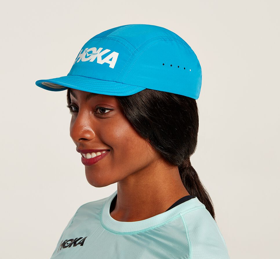 Hoka One One Packable Trail Hat Unisex Blå | 74NSRZOYH