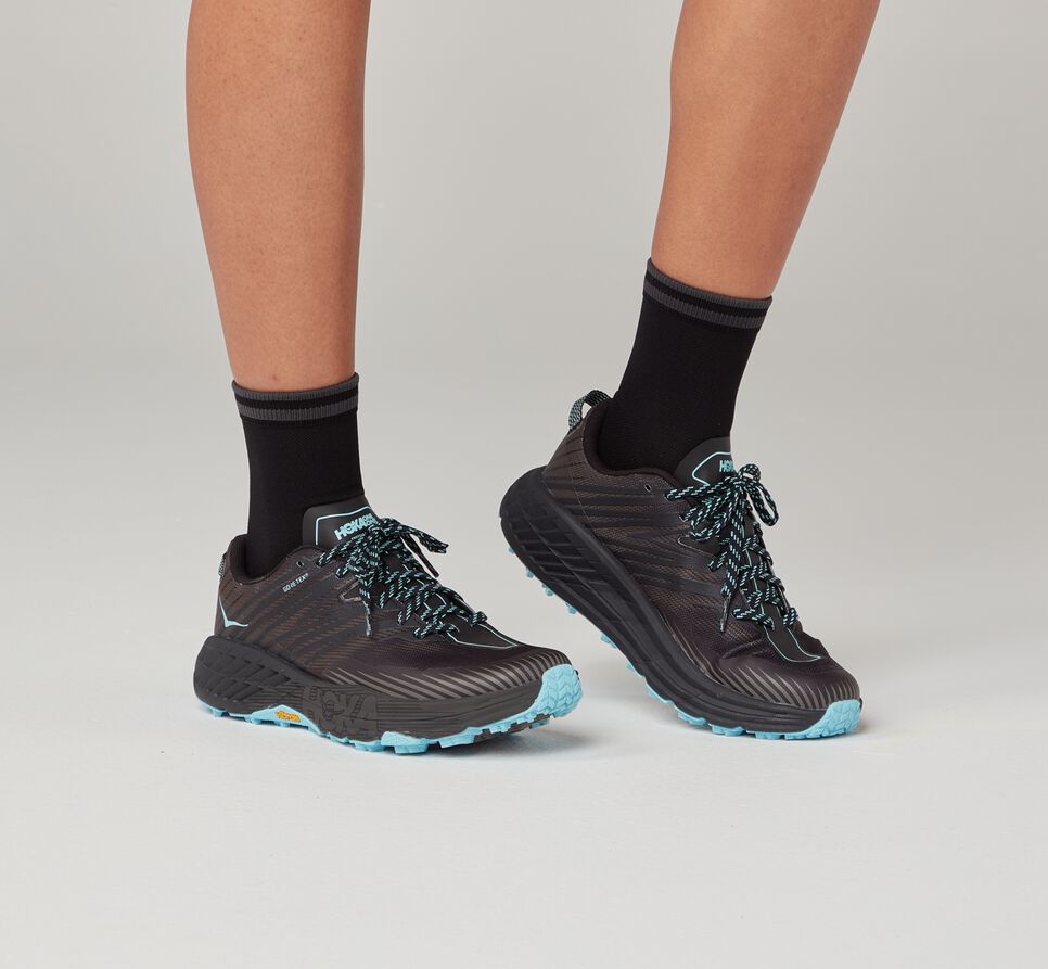 Hoka One One Performance Crew Strumpor Unisex Svarta | 05VJEHCUM