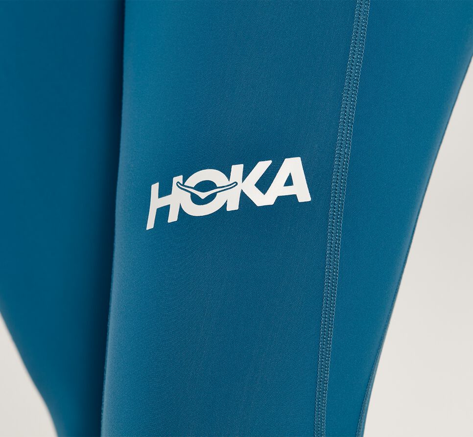 Hoka One One Performance Crop Tight Leggings Dam Blå | 45UQDJZMY