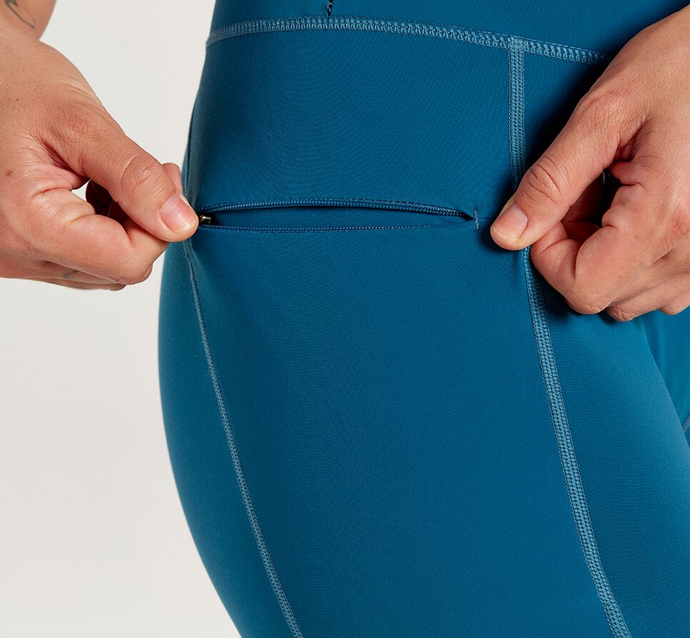 Hoka One One Performance Crop Tight Leggings Dam Blå | 45UQDJZMY