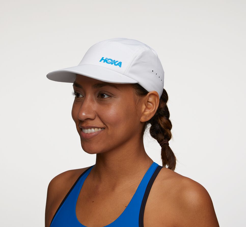 Hoka One One Performance Hat Unisex Vita Blå | 04OKDWQLF