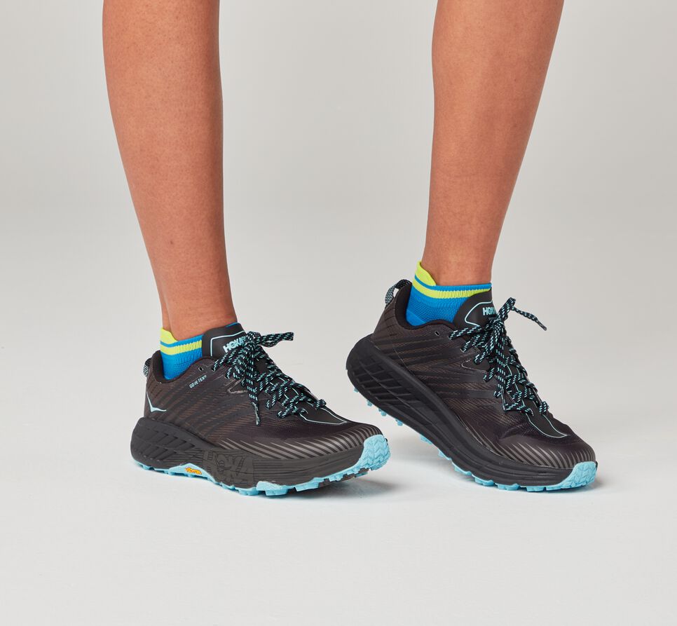 Hoka One One Performance No-Show Strumpor Unisex Blå | 46ZEICFRS