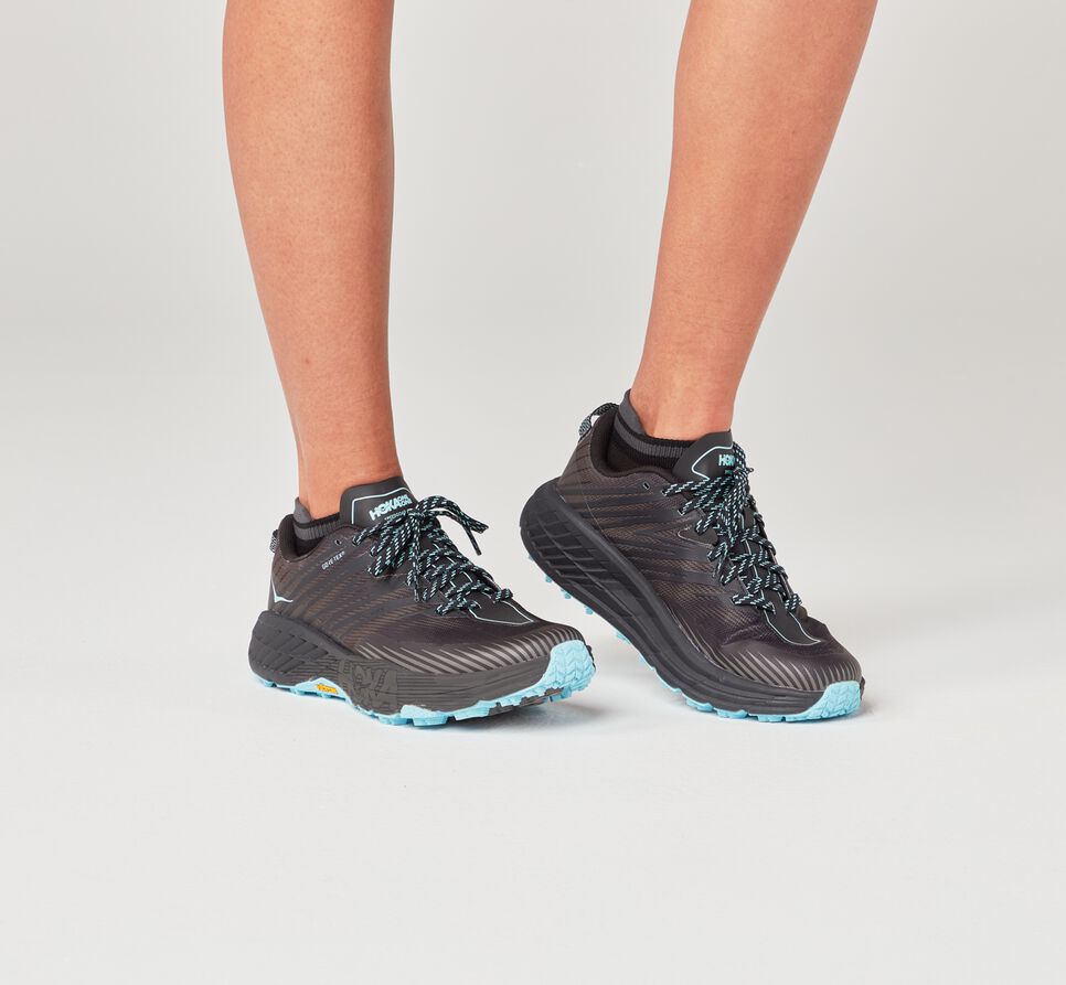 Hoka One One Performance No-Show Strumpor Unisex Svarta | 71ZFDKLGP