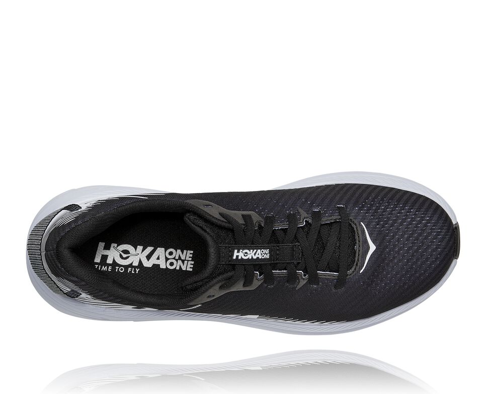 Hoka One One Rincon 2 Stabila Löparskor Herr Svarta Vita | 30JCVREQT