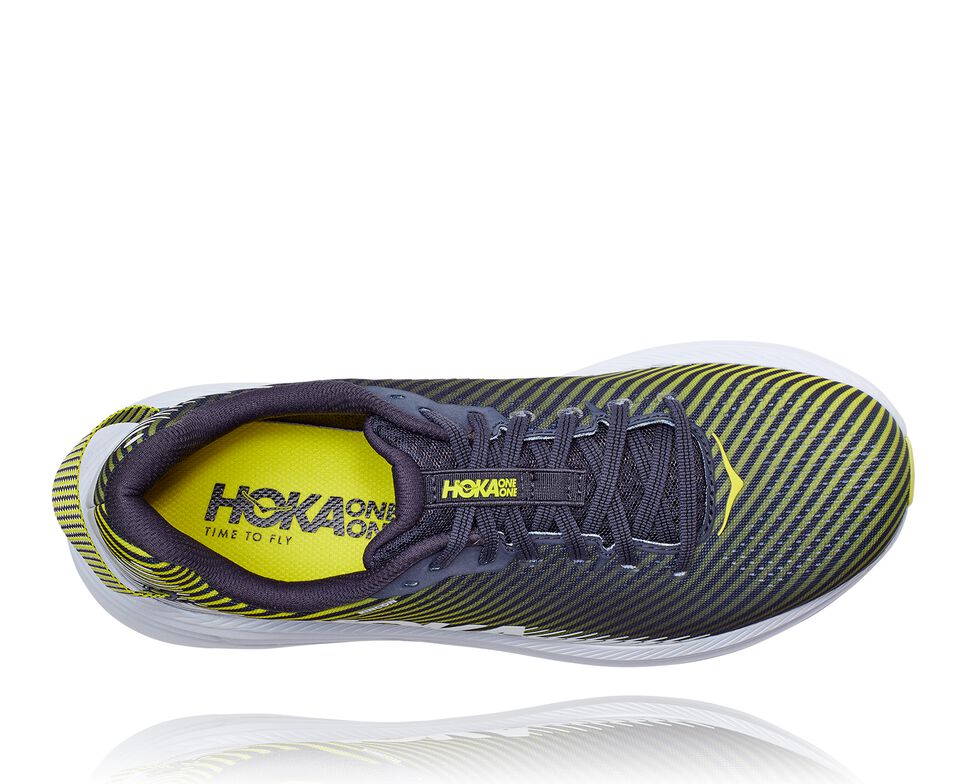 Hoka One One Rincon 2 Stabila Löparskor Herr Grå Vita | 90UOPCDYQ