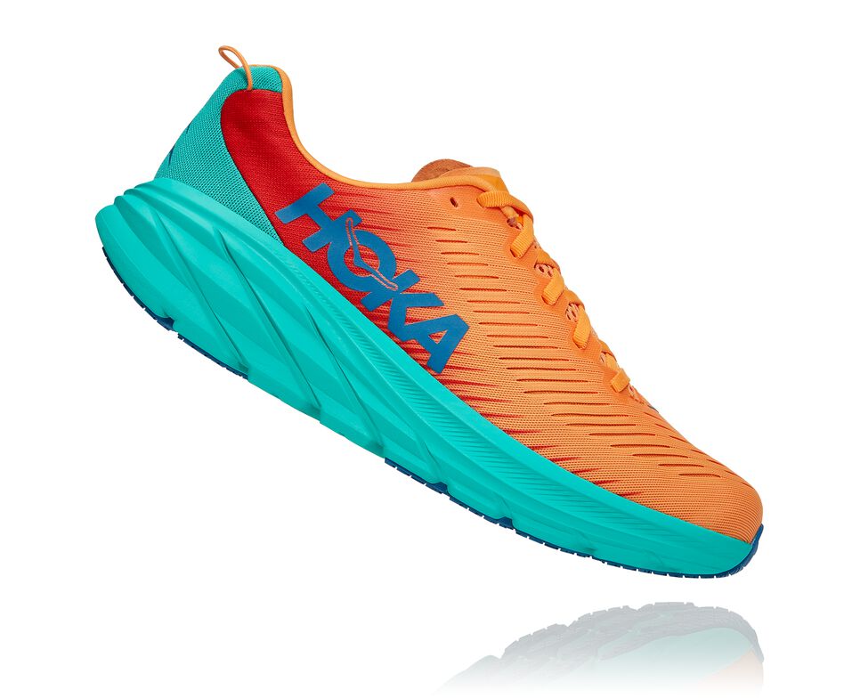 Hoka One One Rincon 3 Stabila Löparskor Herr Orange | 50BNCSEOK