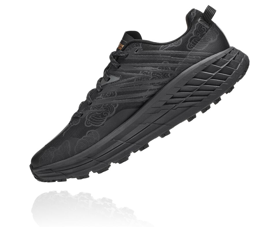 Hoka One One Speedgoat 4 CNY Trail löparskor Unisex Svarta Guld | 18JCRMOTK