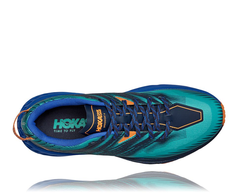 Hoka One One Speedgoat 4 Trail löparskor Herr Blå | 23JOGARBE