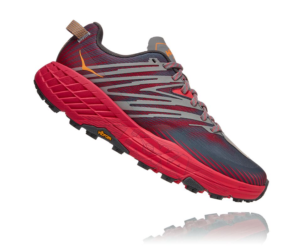 Hoka One One Speedgoat 4 Trail löparskor Dam Rosa | 29FGPVHDT