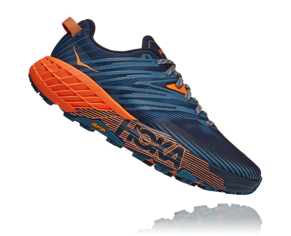 Hoka One One Speedgoat 4 Trail löparskor Herr Orange | 34FHAVYRM