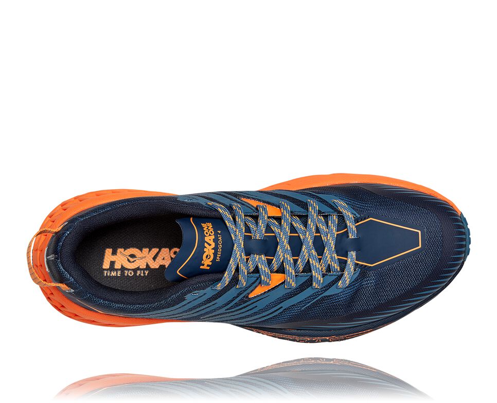 Hoka One One Speedgoat 4 Trail löparskor Herr Orange | 34FHAVYRM