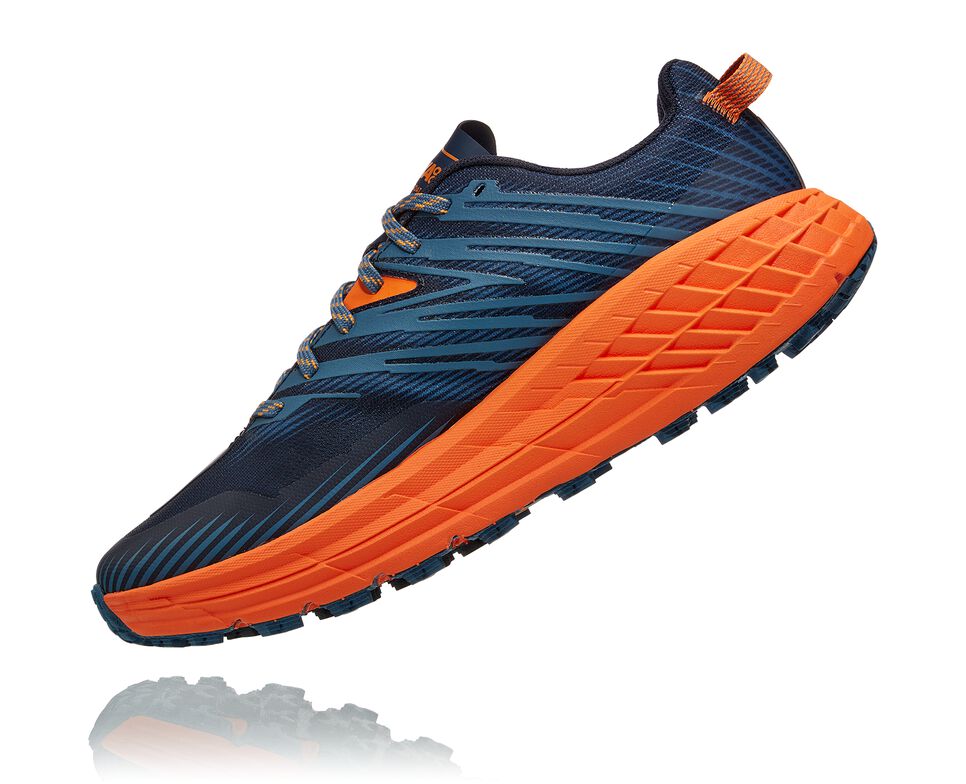 Hoka One One Speedgoat 4 Trail löparskor Herr Orange | 34FHAVYRM