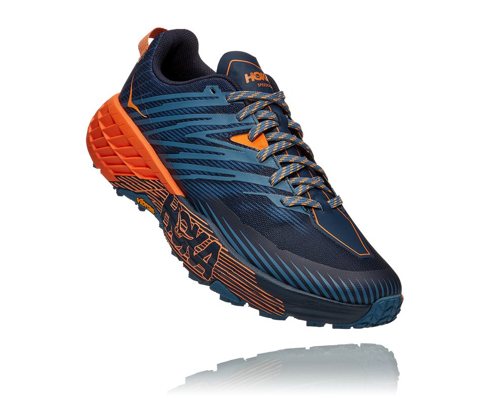 Hoka One One Speedgoat 4 Trail löparskor Herr Orange | 34FHAVYRM