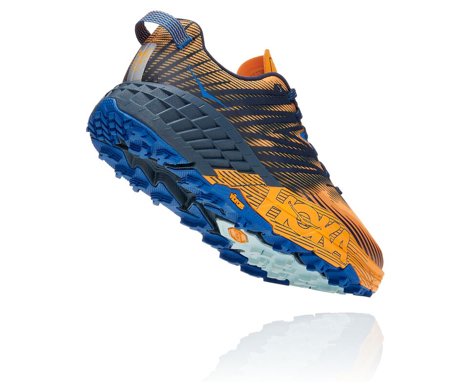 Hoka One One Speedgoat 4 Trail löparskor Herr Svarta | 76ZSJXPNB