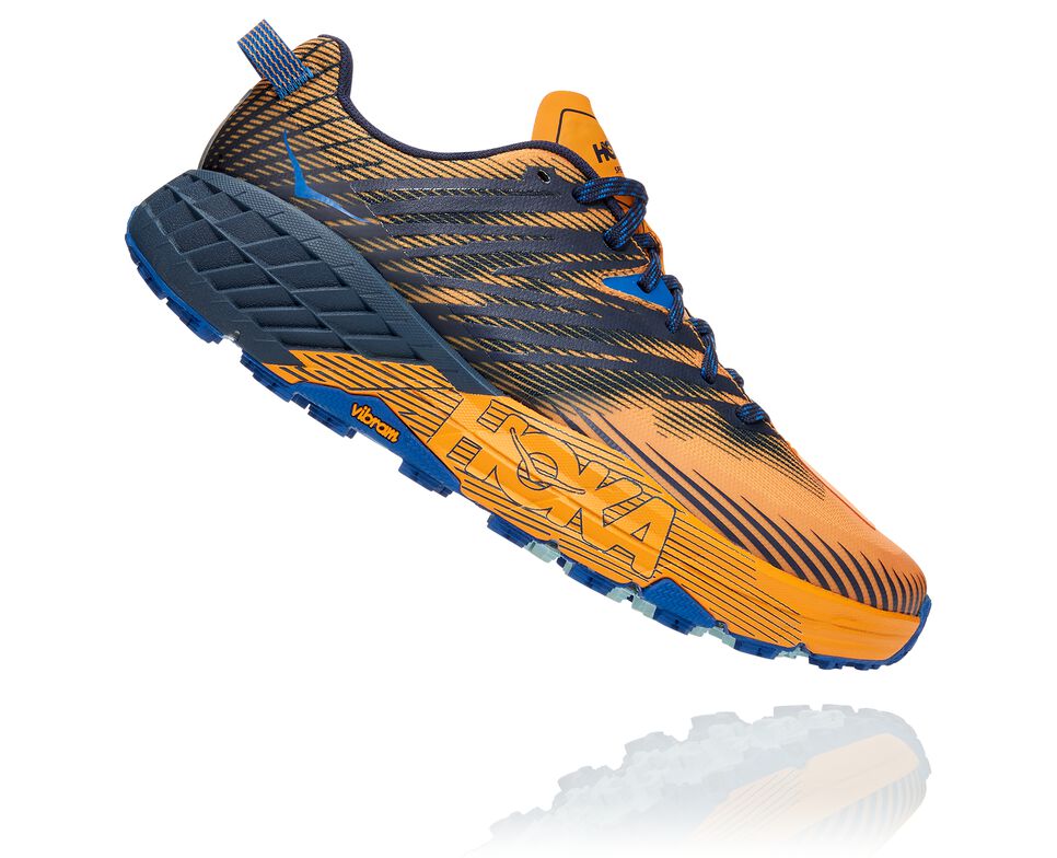 Hoka One One Speedgoat 4 Trail löparskor Herr Svarta | 76ZSJXPNB