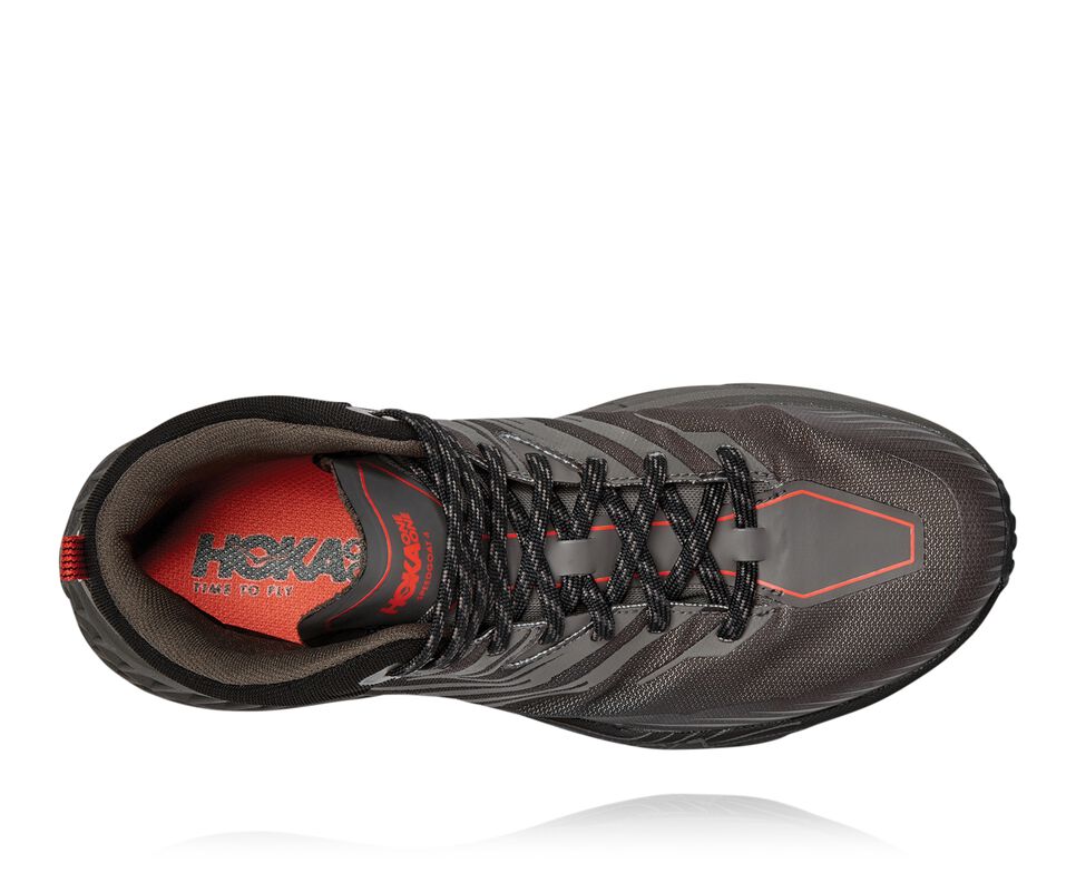 Hoka One One Speedgoat Mid GORE-TEX 2 Vandringskängor Herr Svarta Blå | 58NHBKLFC