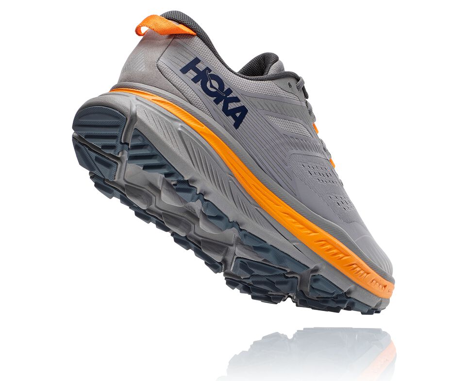 Hoka One One Stinson Atr 6 Trail löparskor Herr Frost Gray / Bright Marigold | 49UYOCLFM