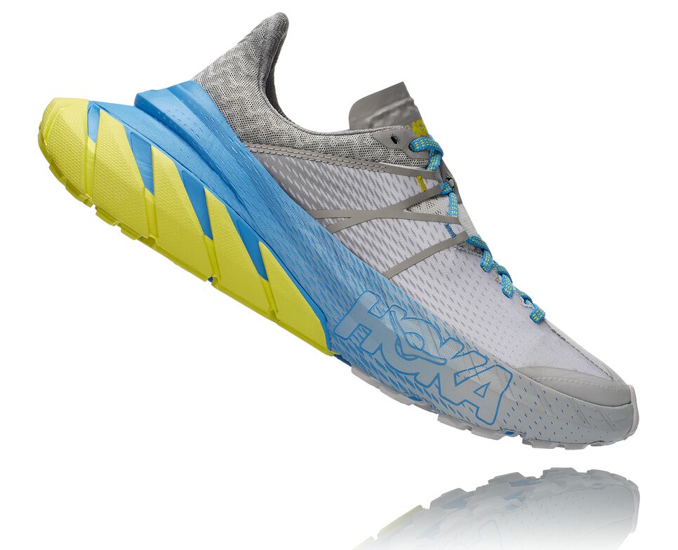 Hoka One One TenNine Trail löparskor Unisex Drizzle / Lunar Rock | 46DANHZPL