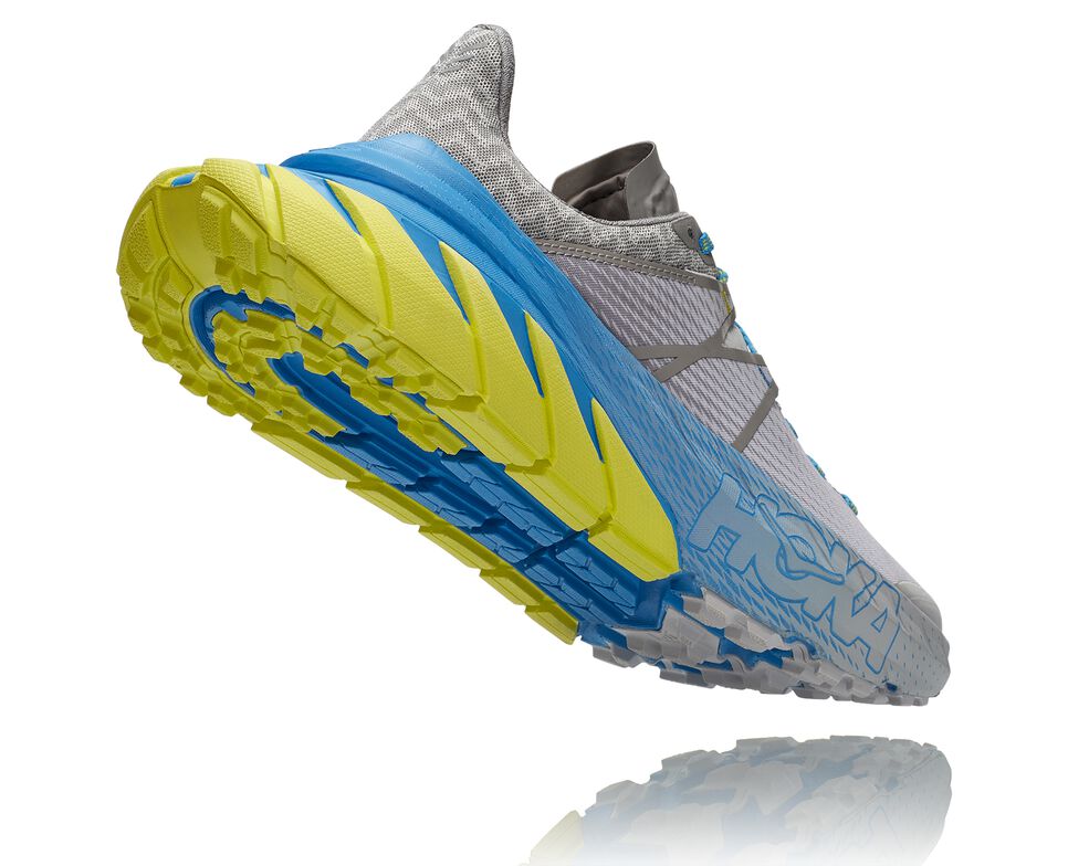 Hoka One One TenNine Trail löparskor Unisex Drizzle / Lunar Rock | 46DANHZPL