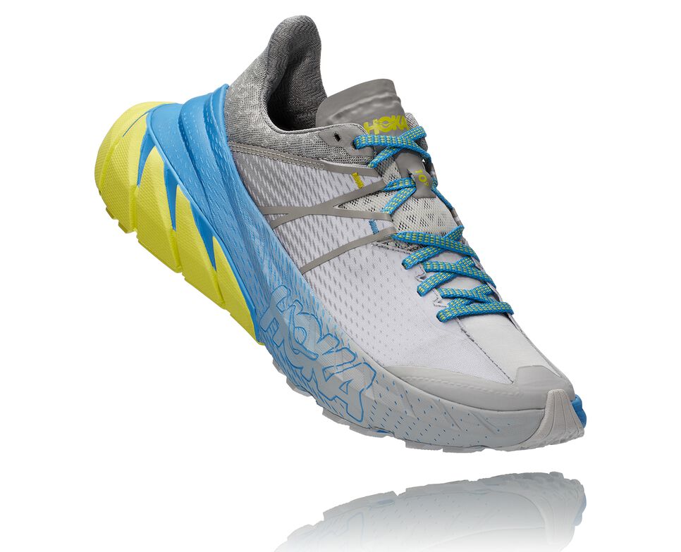 Hoka One One TenNine Trail löparskor Unisex Drizzle / Lunar Rock | 46DANHZPL