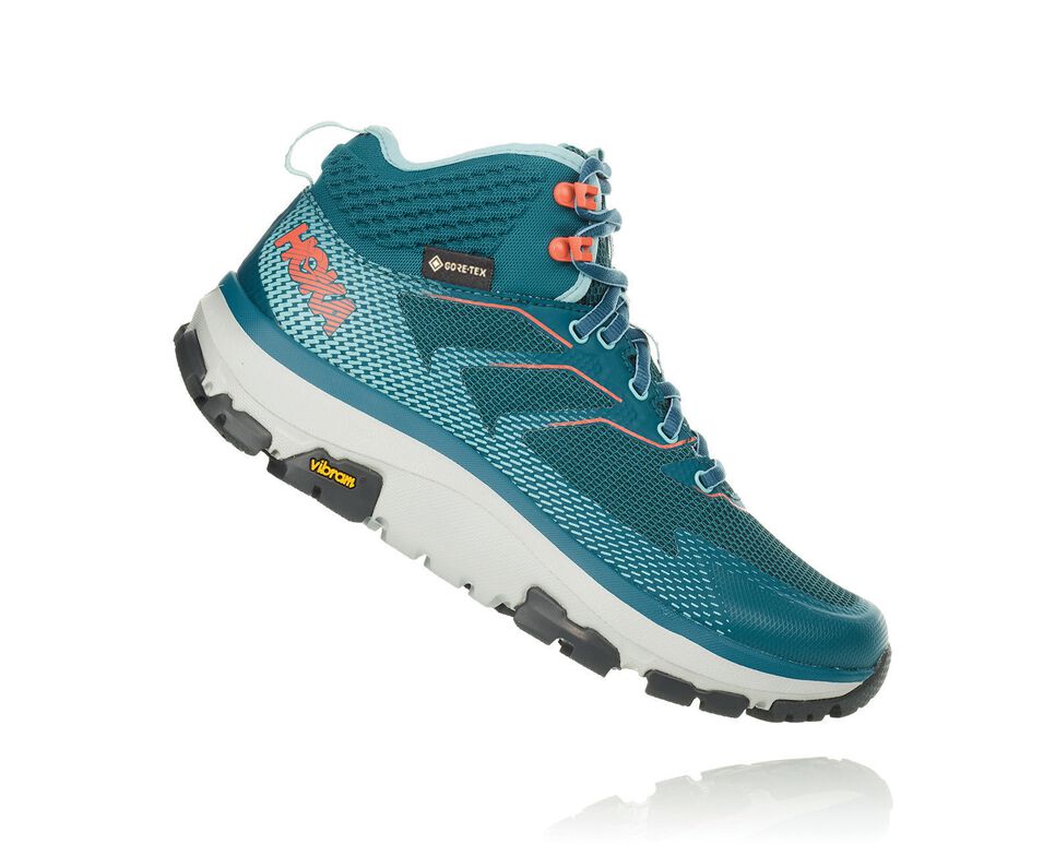 Hoka One One Toa GORE-TEX Vandringskängor Dam Dragonfly / Aqua Haze | 14OJMVWGF