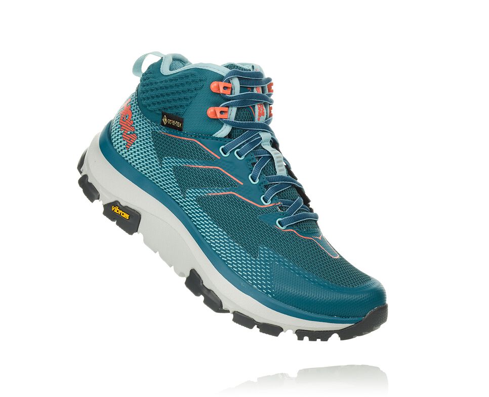 Hoka One One Toa GORE-TEX Vandringskängor Dam Dragonfly / Aqua Haze | 14OJMVWGF