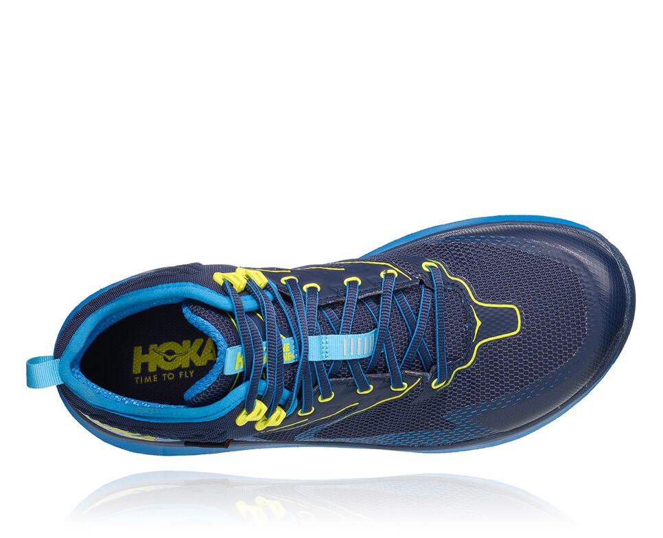 Hoka One One Toa GORE-TEX Vandringskängor Herr Svarta Blå | 37BGEHSYQ