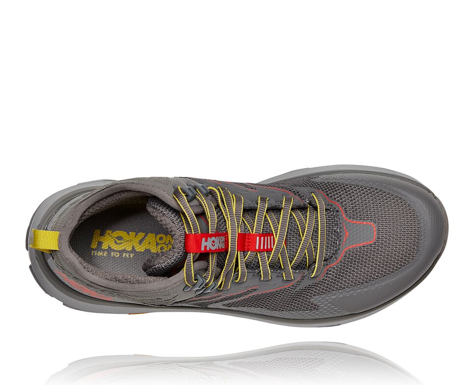 Hoka One One Toa GORE-TEX Vandringskängor Herr Charcoal Gray / Fiesta | 74JTOMEUC